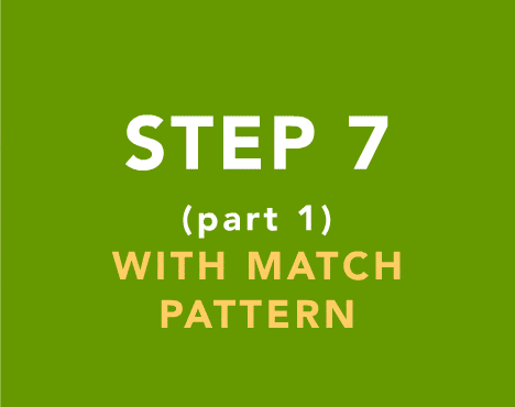 Follow LAMEX pattern match symbols.
If it’s ‘with matching’, add 21" to the next piece and match the design to the first piece of wallpaper. (piece B)
Match A to A, B to B and remove any excess wallpaper.